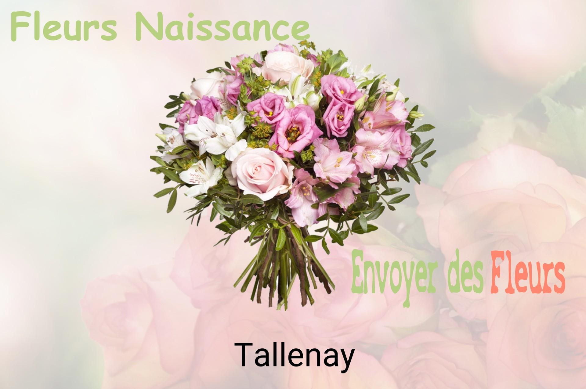 Bouquet de fleurs de naissance livré à Tallenay